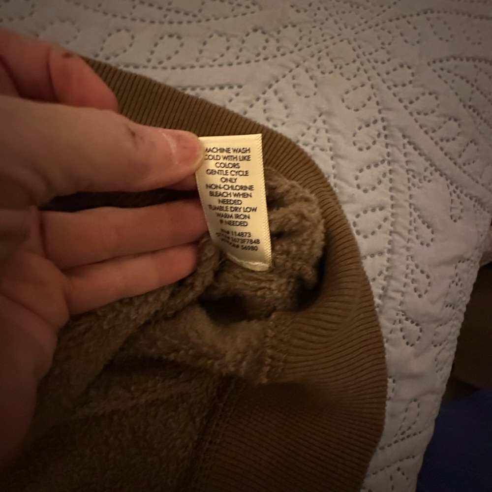 BKE Men's Chocolate Zip-Up Hoodie - Picture 5 of 6